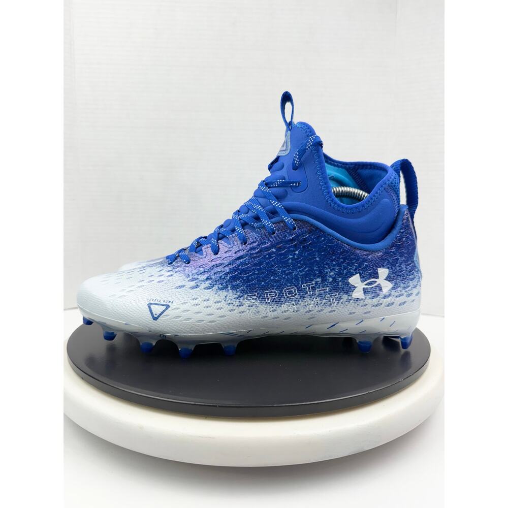 Under Armour Spotlight Lux MC 2.0 Mens 10 Team Blue Football Cleats 3025082-400‎